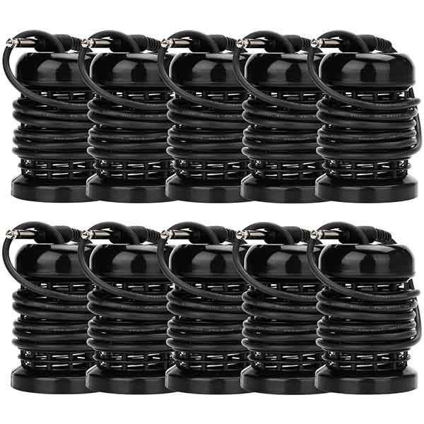 Logicmall Ionic Arrays for Detox Foot Spa Bath Machine System, Pack of 10, Black