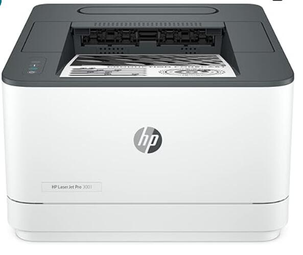 HP LaserJet Pro 3001dw Wireless Black & White Printer